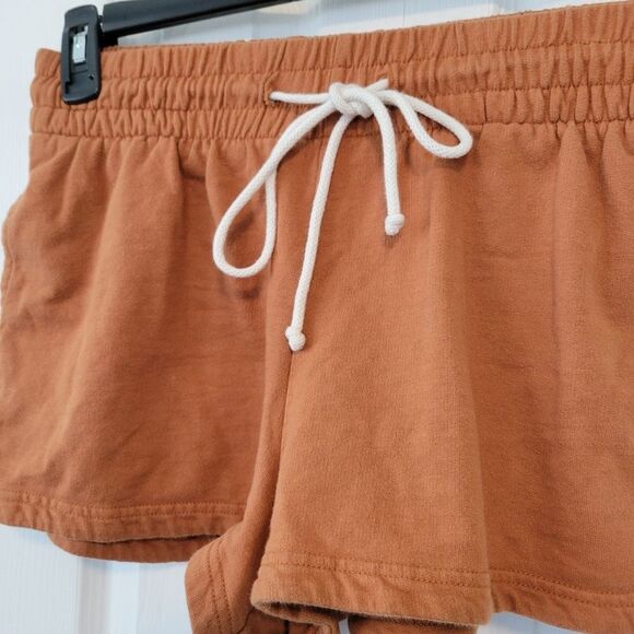 Urban Outfitters Out From Under Ellie Sweatshort Shorts Size Small Tan - Picture 2 of 7